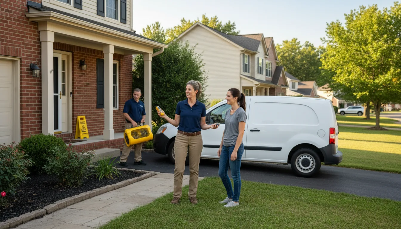 Water restoration image for Home Water Damage Repair in Lorenzo, TX